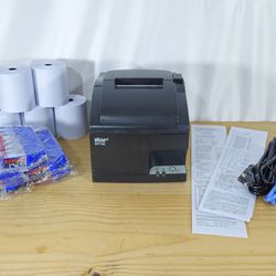 Star Micronics SP700 Receipt Printer + 5 New Receipt Paper Rolls+ 6 New Printer Ribbons
