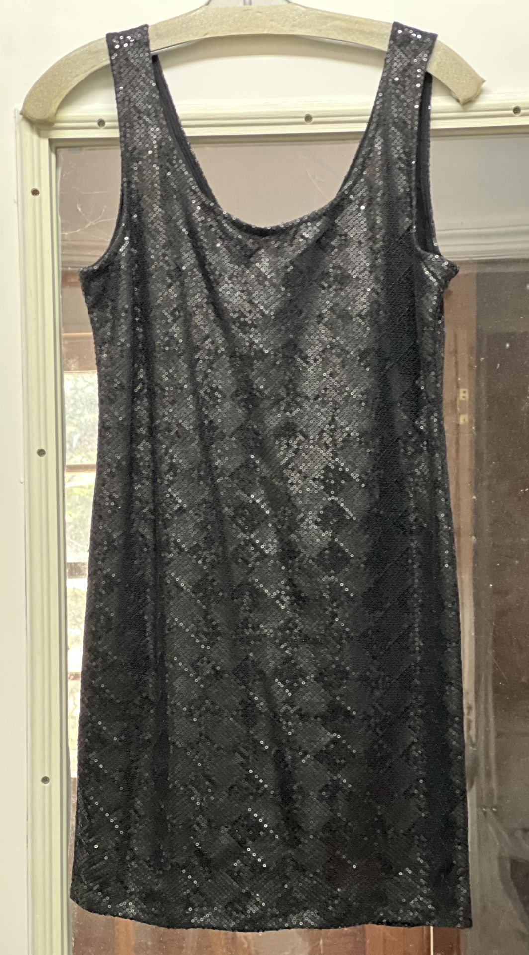 Dress Sequin Black Size Medium  