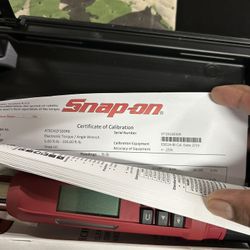 Snap On 3/8 5-100 Ft Lb Torque Wrench