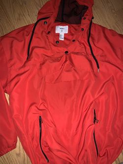 Red windbreaker size small