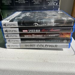 5- Ps5 Videos Games Bundle 