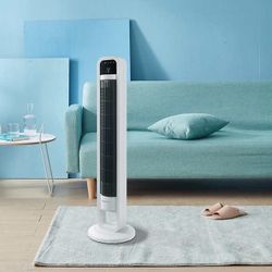 OmniBreeze Tower Fan with Internal Oscillation and Wi-Fi