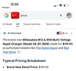 Milwaukee rapid charger