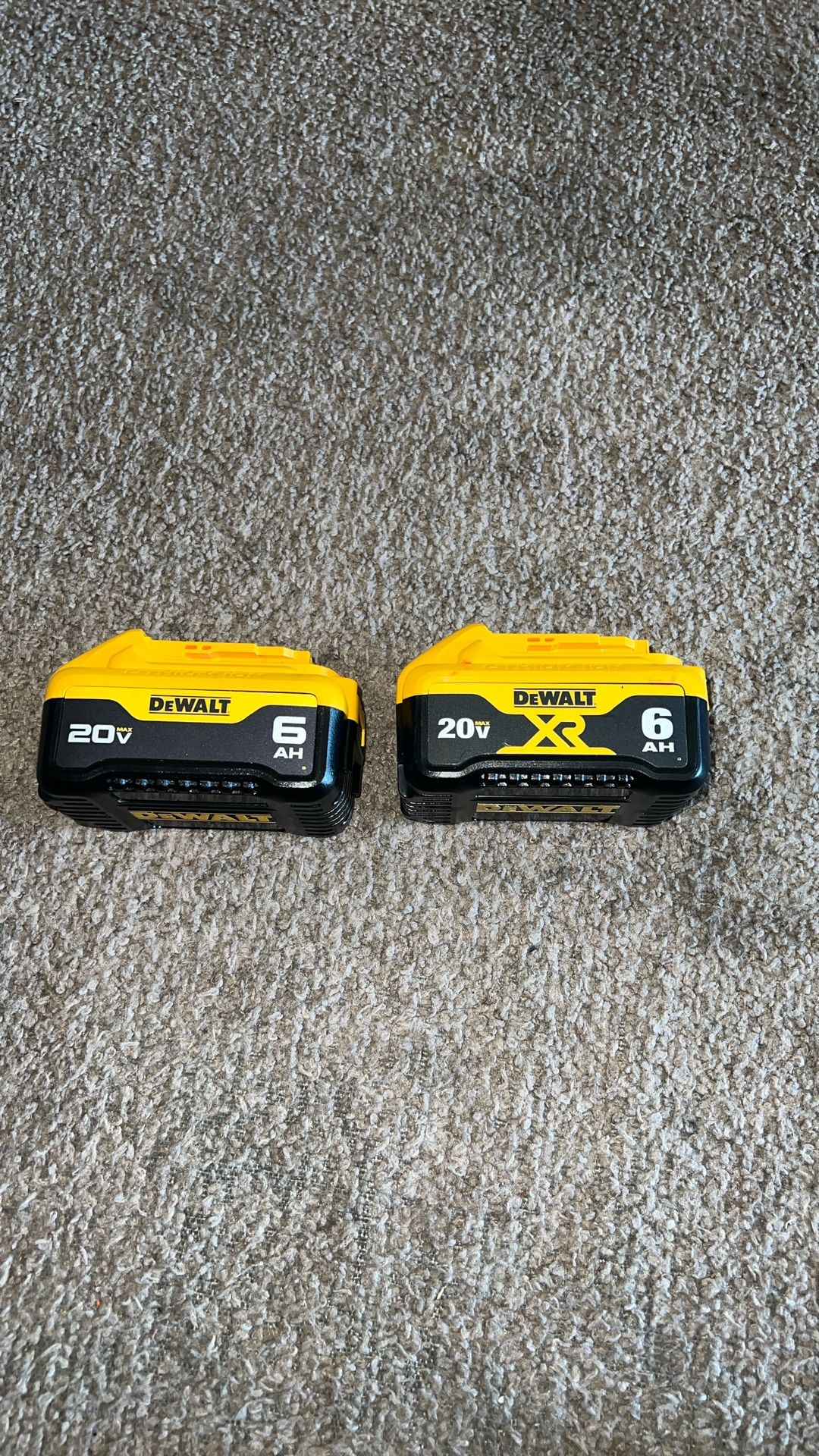 Dewalt 20v 6.AH 2 Batteris 
