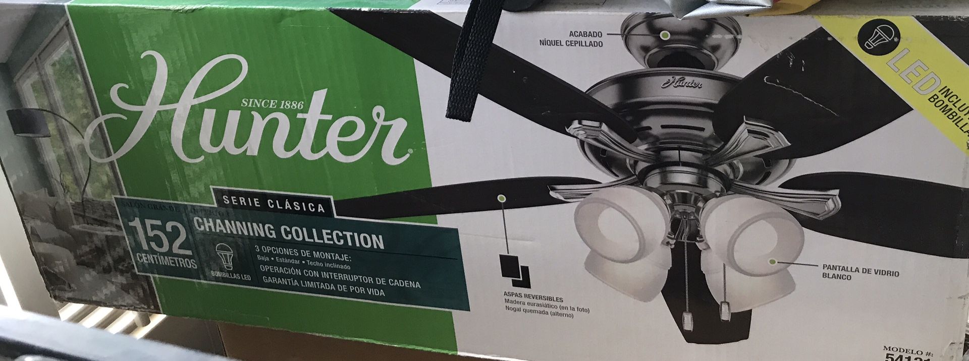 Brand New Hunter Ceiling Fan