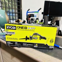 RYOBI ONE+ HP 18V Brushless Cordless Compact One-Handed Reciprocating Saw (Tool Only)
