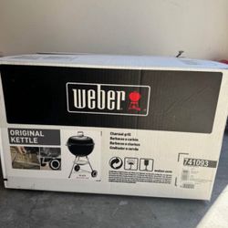 New Weber BBQ Charcoal Grill In Box Unused 