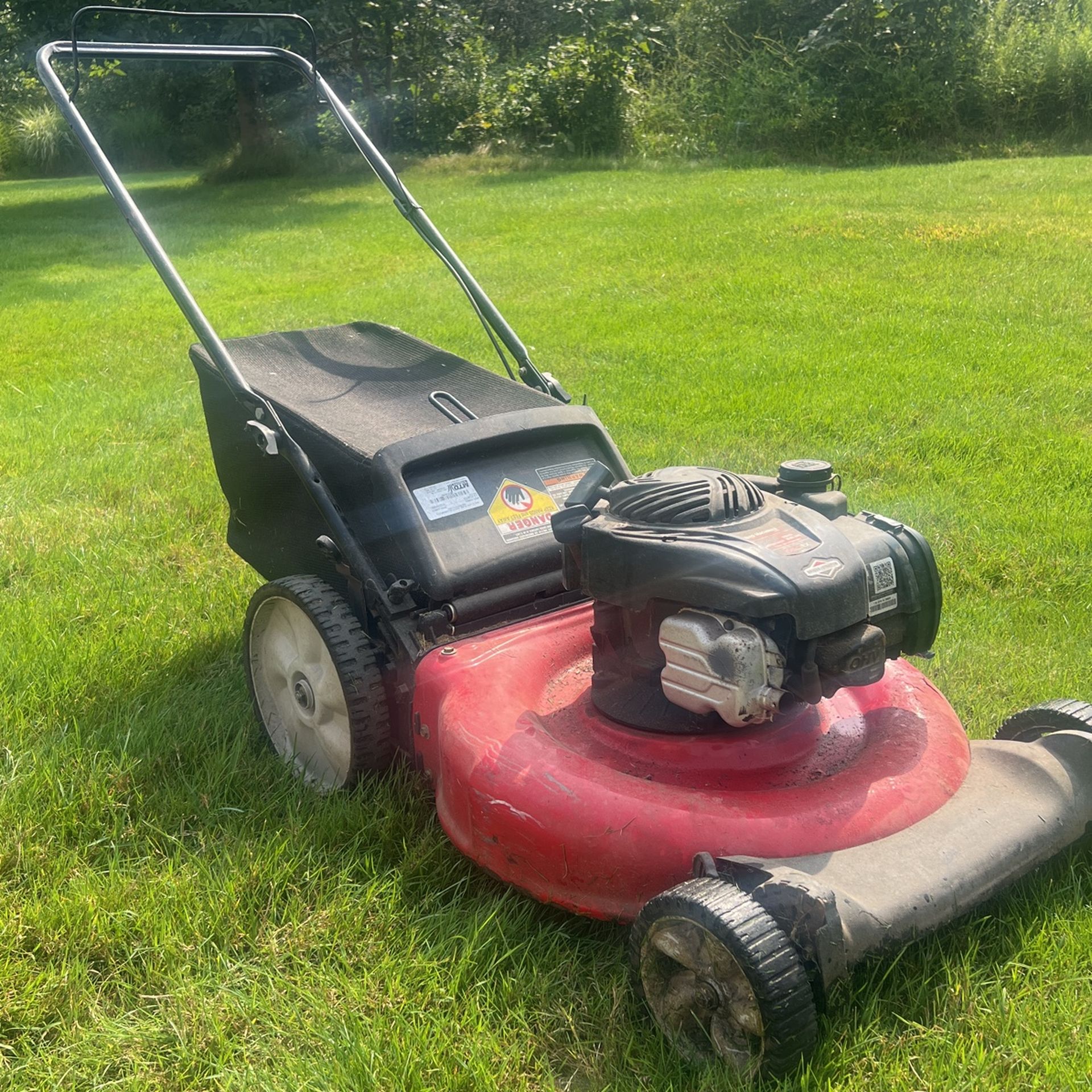 Lawn Mower With Bag 