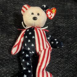 Ty Beanie Baby “ Spangle “ The Bear
