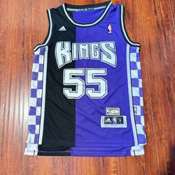 Jason Williams Sacramento Kings #55 Jersey Mens Sz Small Purple/Blk Preowned!