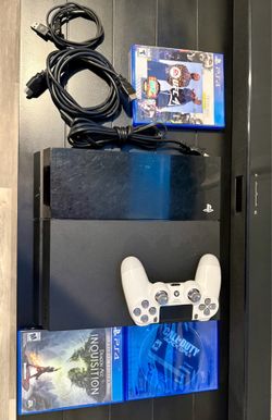 Ps4 Fat 500GB / Model 1001A / Working Bundle Games + Controller