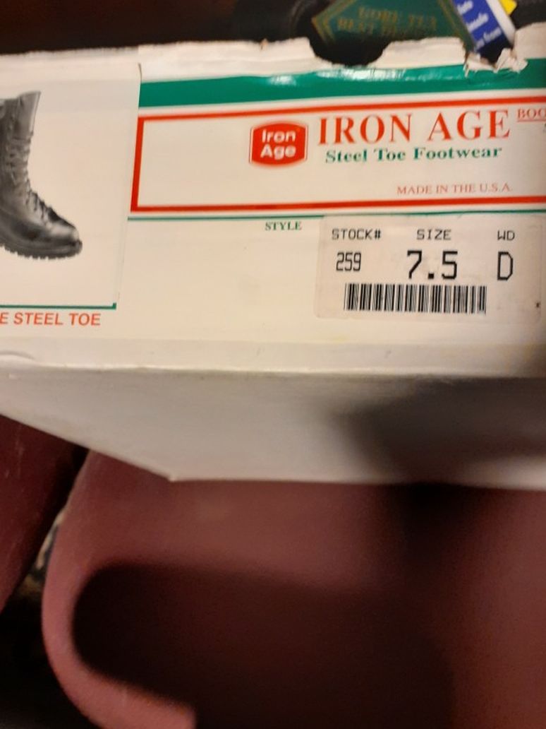 Vibram Steel Toe Leather Work Boots