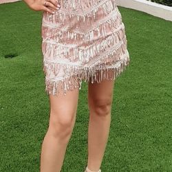 Dress ( Color Rose Gold) Size 4