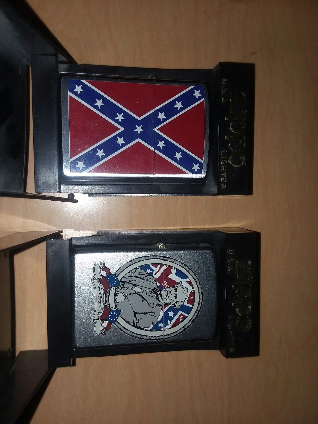 Confederate Robert E Lee Zippo Lighters