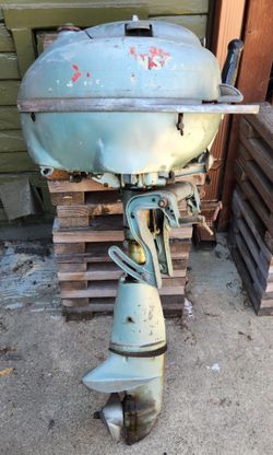 Vintage 1946 Johnson Seahorse TD-20 Outboard Boat Motor