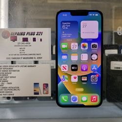 Unlocked Blue iPhone 13 Pro 256gb