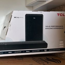 Tcl Sound Bar And Subwoofer