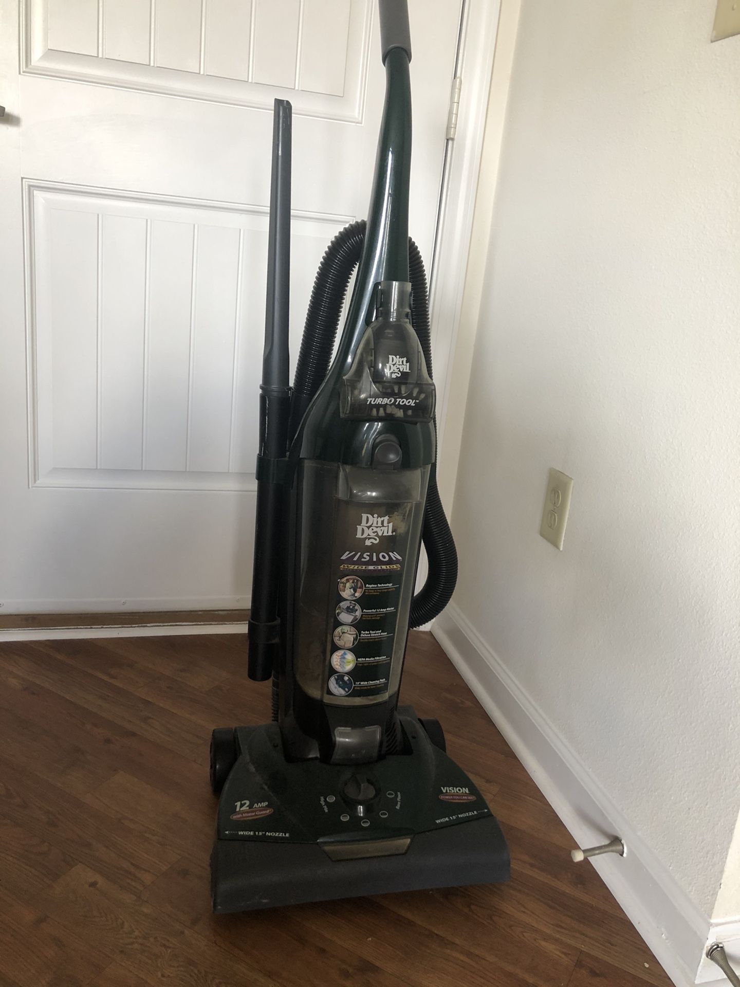 Dirt Devil Vision Wide Glide Vacuum