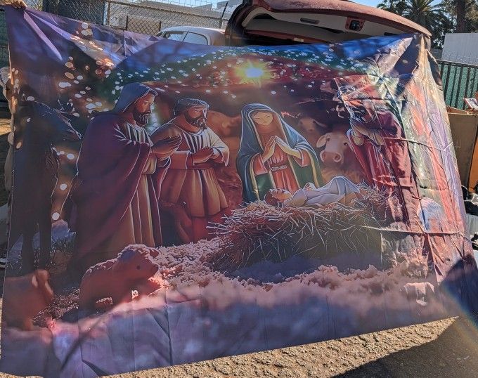 Fondo De Fotografía De Nacimiento De Jesús De 8x6 Pies De Grande