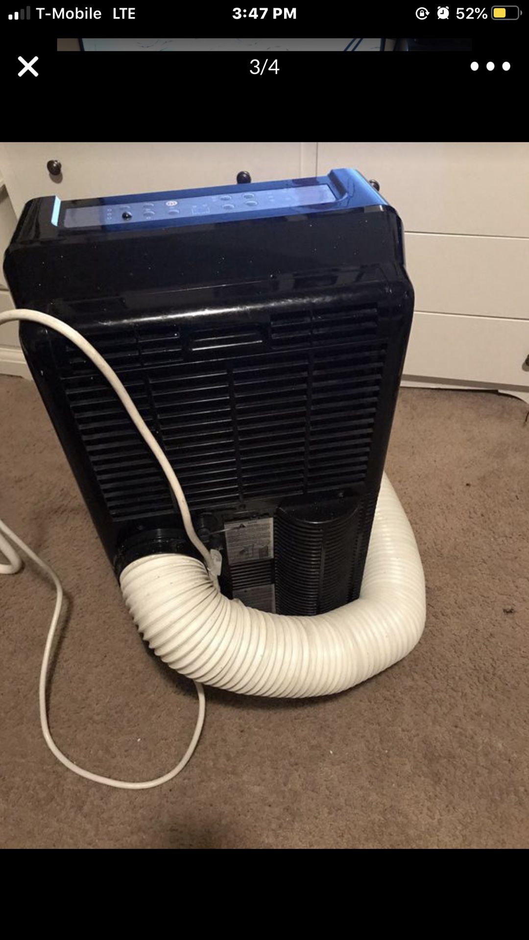 11,000 BTU portable air conditioner (does not go in the window)