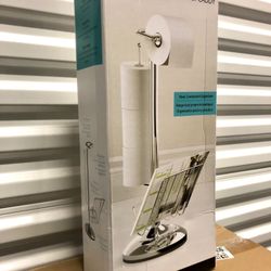 APARTMENT SPARE BEDROOM GUEST CONDO Better Living - The Perfect Toilet Paper Holder Caddy in CHROME