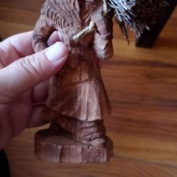 Vintage Wooden Carved Statues 