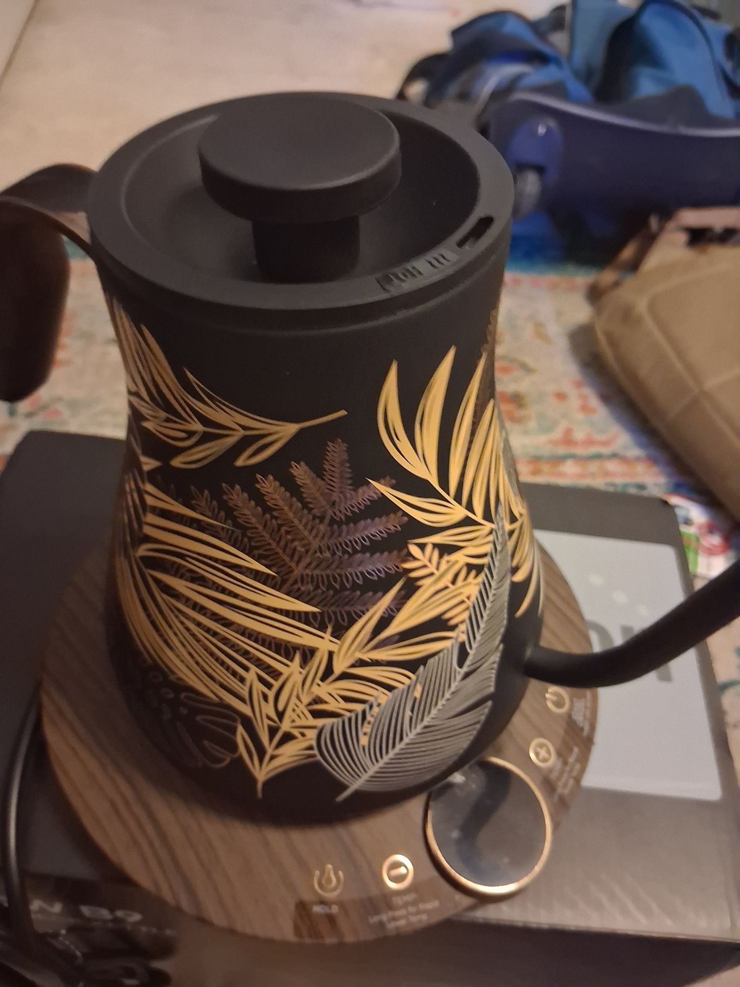 New in box Electric Gooseneck Kettle Botanical Design Flow b 9 for Sale ...