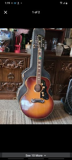 1974 Ibanez 12 string vintage guitar with hard case
