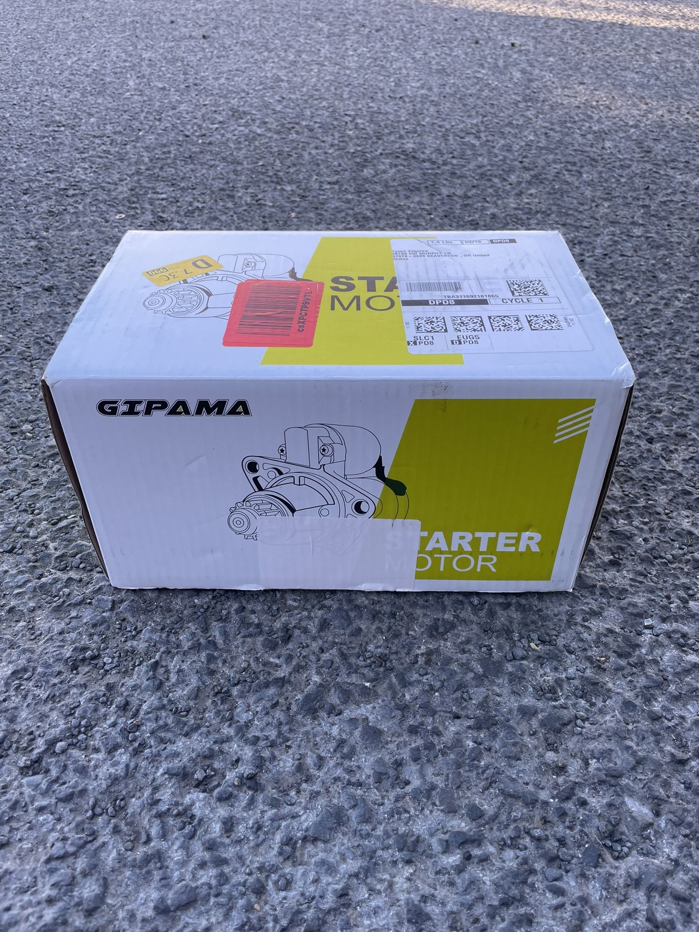 Gipama 17087N Starter Motor