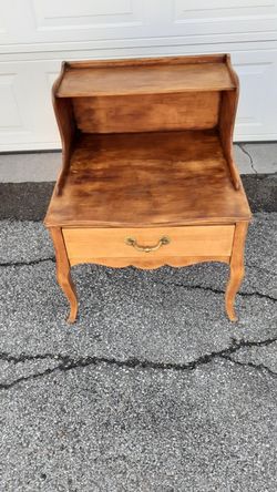 Antique end table