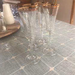 12 Mikasa  Champagne Glasses 