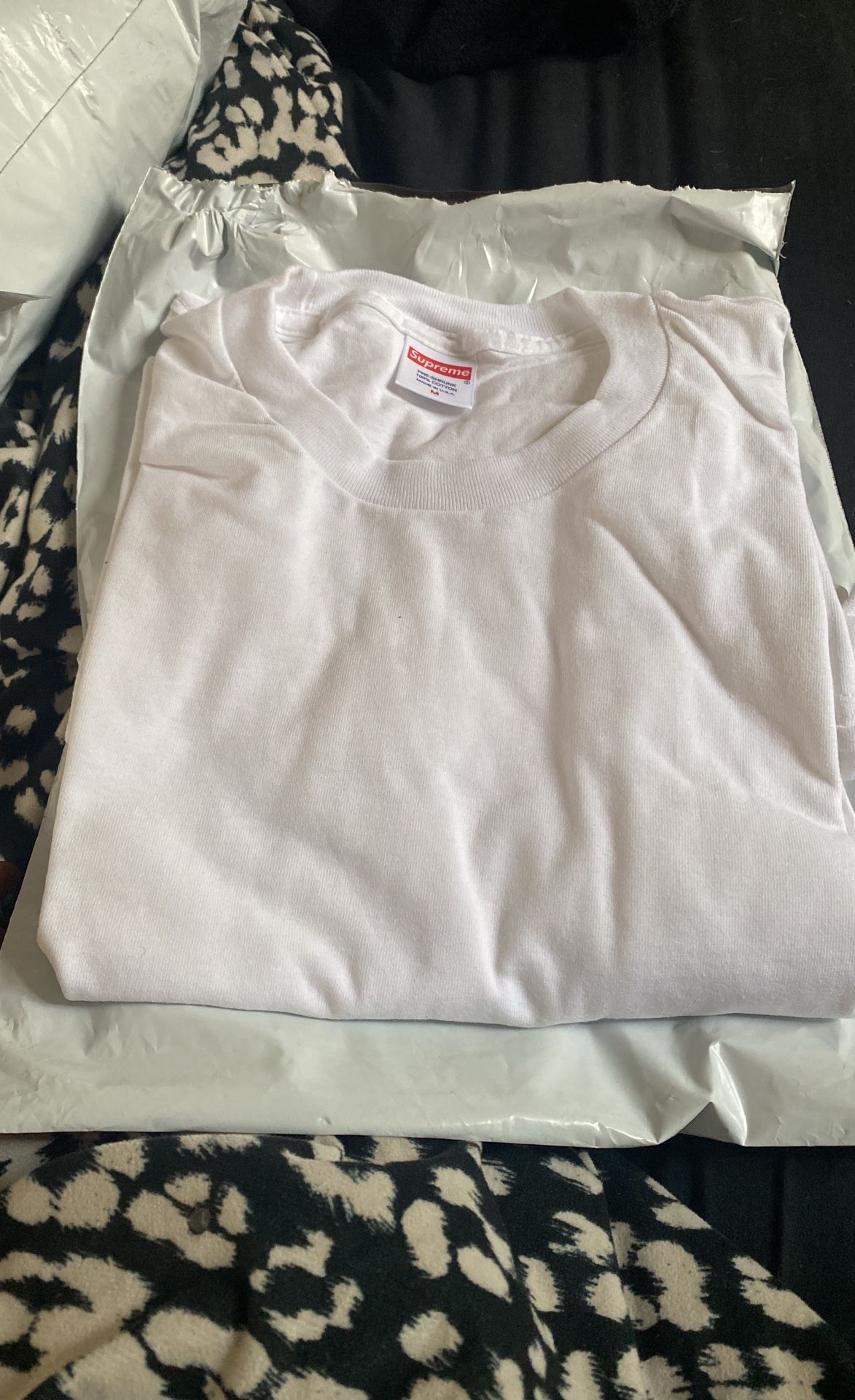 Supreme Blank White Long Sleeve Tee