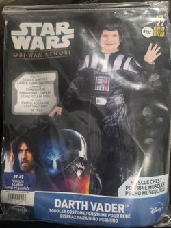 Star Wars Darth Vader Toddler Halloween Costume 3T-4T