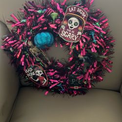 Day Of The Dead/Halloween Wreath