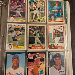 70/80's Baseball, Football, Basketball Binder