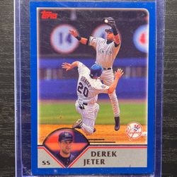 2003 Topps Derek Jeter Baseball Card #400