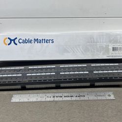 cable matters RJ45 48 port cat6 patch panel