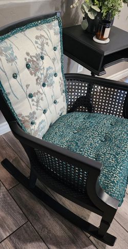 Newly Upholstered Vintage Rocking Chair