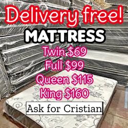 New Mattresses  Twin mattress Full mattress Queen mattress  King mattress  Colchones nuevos  Beds 