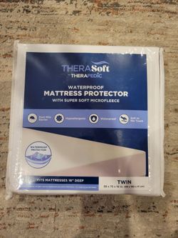 TheraSoft Waterproof Mattress Protector (Twin)