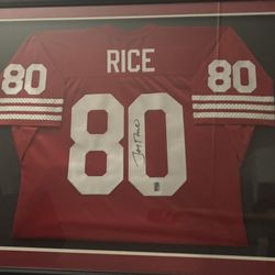 Jerry Rice Signed Jersey