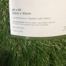 Fake grass   4” X 5’   NEW 