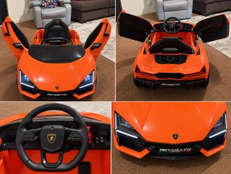 🏎️ Lamborghini Revuelto Kids Ride-On Car — $230 OBO 🧡 NEGOTIABLE !
