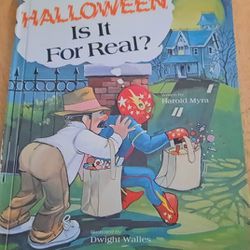 🎃 Halloween Is It For Real? Kids Hard Cover Book 🎃 By Harold Myra