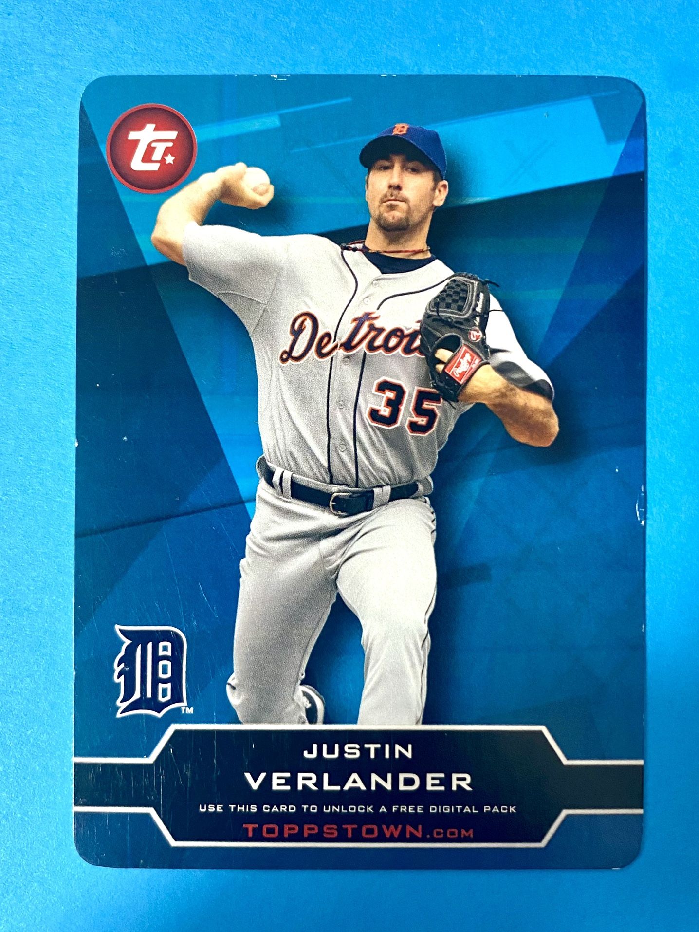Justin Verlander 2011 Topps ToppsTown Card