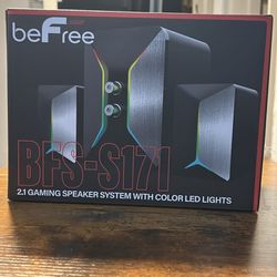 Befree BFS-S171 2.1 gaming speaker system with color LED lights