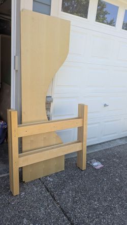 Parts of a bed set/free wood