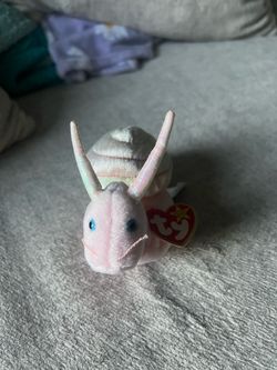 Ty Beanie Babies Swirly Snail Plush Beanbag Toy 1999 Vintage