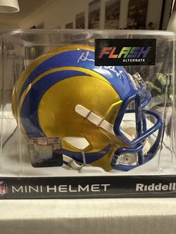 Henry Ellard Signed Los Angeles Rams Riddell Flash Speed Mini Helmet Schwartz