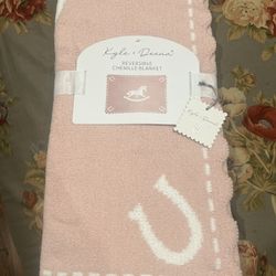 New Pink Soft Adorable Western Baby Blanket 